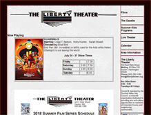 Tablet Screenshot of libertytheater.org